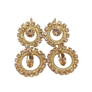 Two Tier Circle Delight Earrings