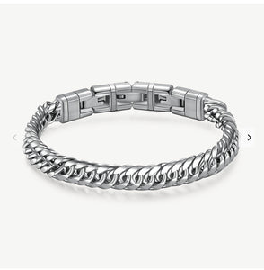 Naxos stainless steel Mens bracelet