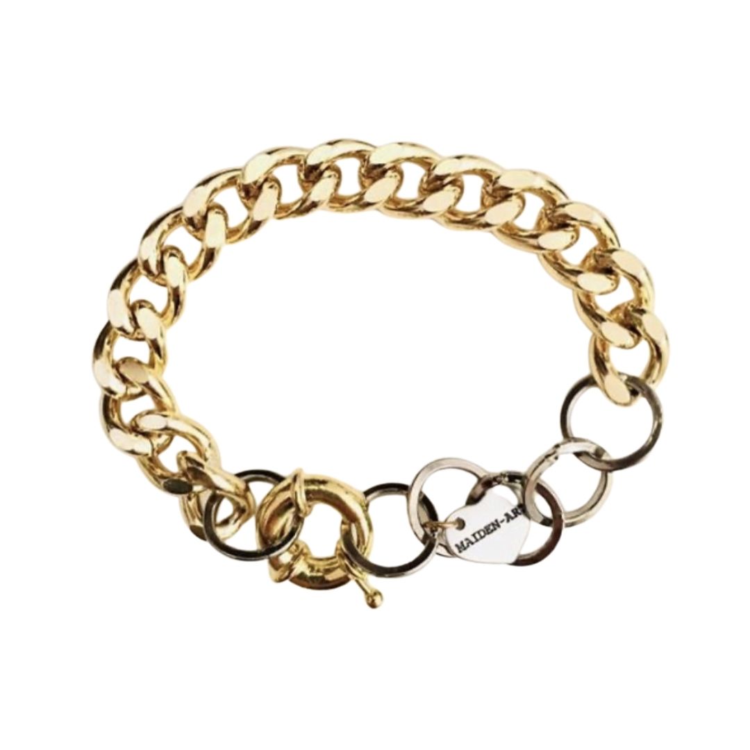 Maiden Art Gold Chain Bracelet