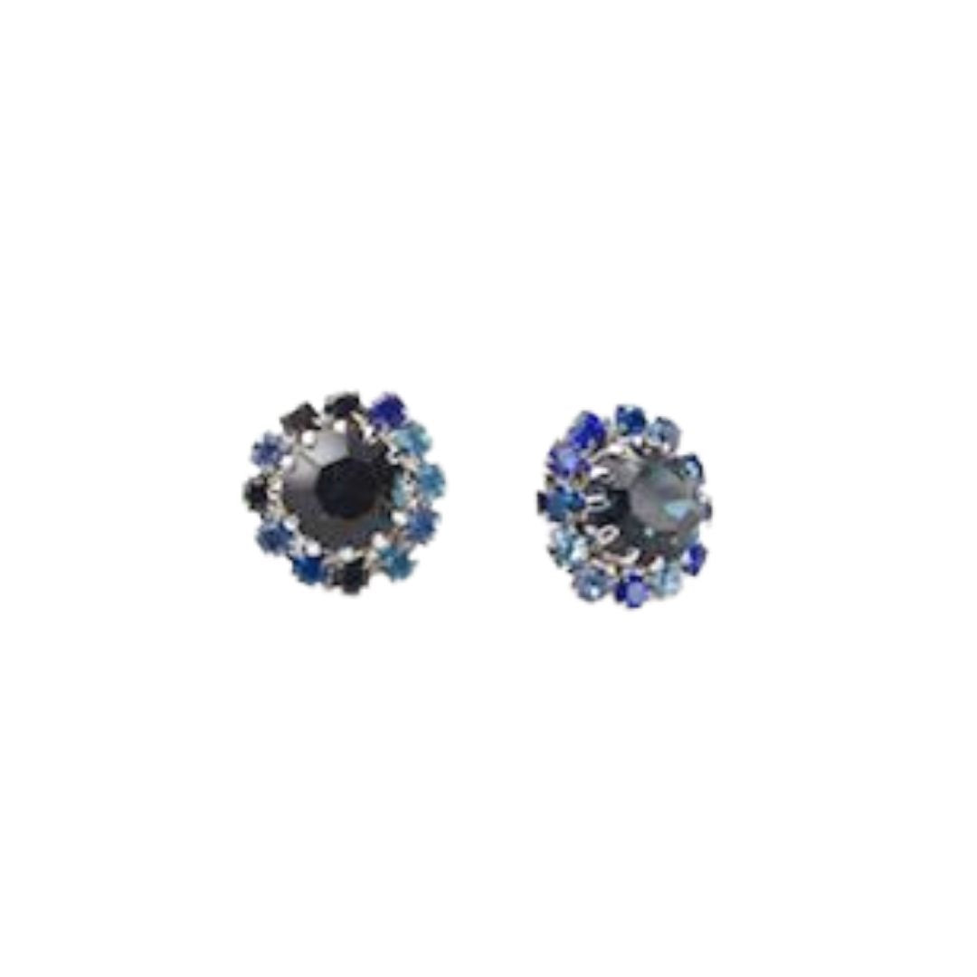 Round Dew Drop Collection Stud Earrings