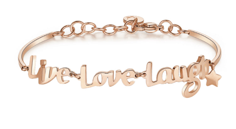 Brosway Live Laugh Love Rose Gold Bracelet