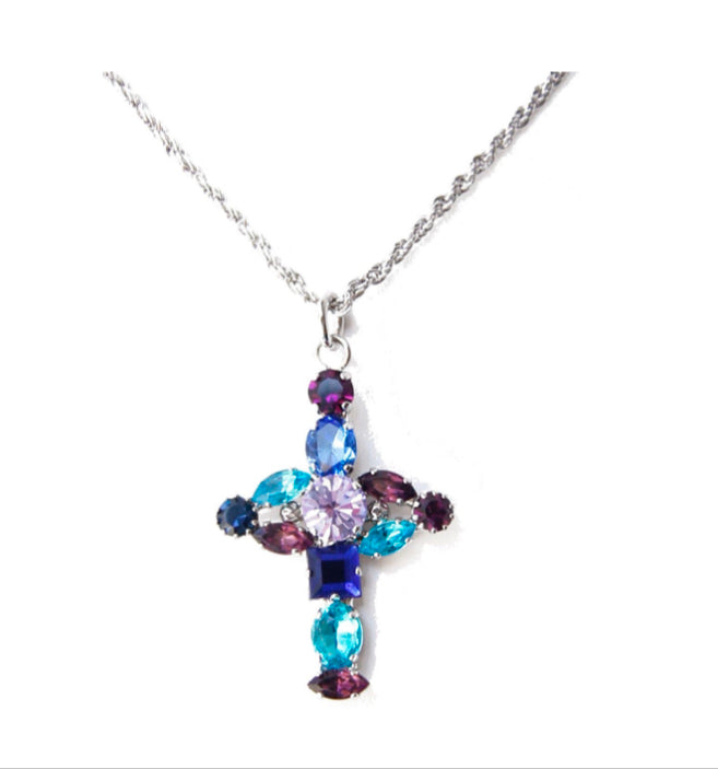 Monnaluna Small Firenze Cross Necklace